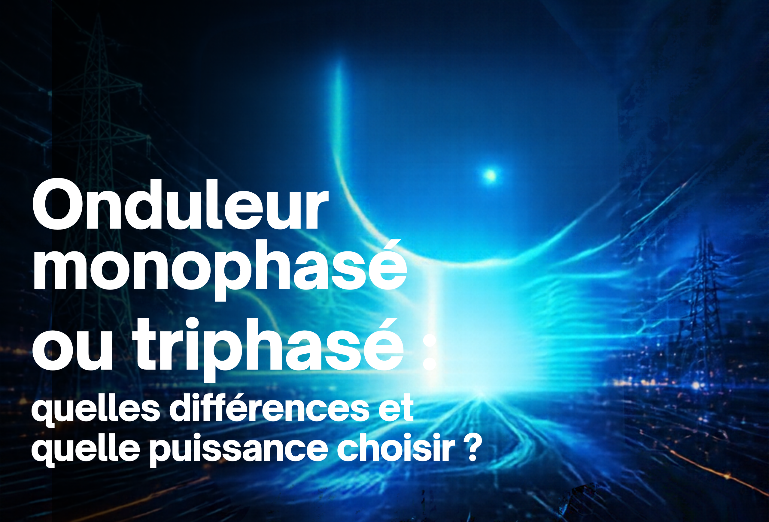 Onduleur monophasé ou triphasé : quelles différences et quelle puissance choisir ?